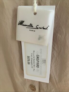 Manuelle Guibal Paris rose Button-Front Shirt 
NWT